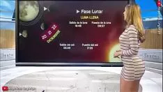 Abspielen Schöne marisol dellipsea in einer schnellen garnierung, die ihren großen arsch betrachtet
