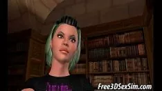 Putar Sketsa 3d brunet hottie bouncing yang nikmat