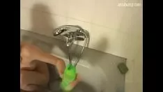 再生 角のある赤ちゃんの吸引