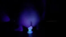 Goldenchibre - another video this uv dildo