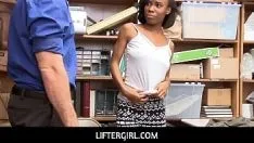 Play Liftergirl - interracial rough sex between sexy ebony girl and mall officer